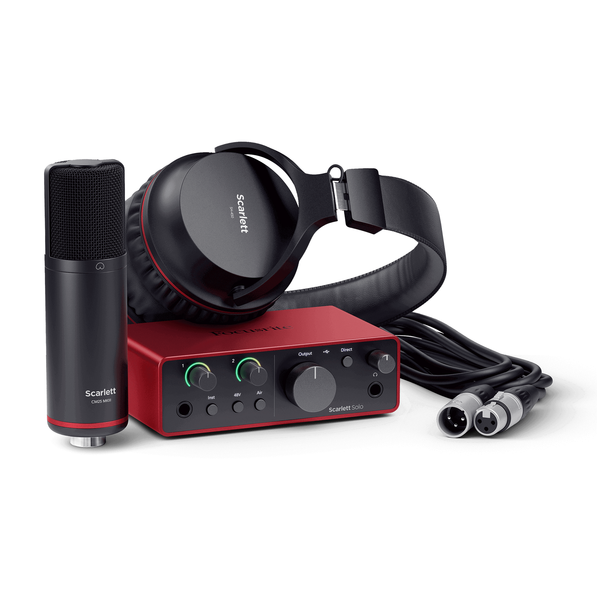 DTM・DAW Focusrite Scarlett Solo Studio Pack Focusrite Scarlett Solo (4th Gen) Studio Recording Package