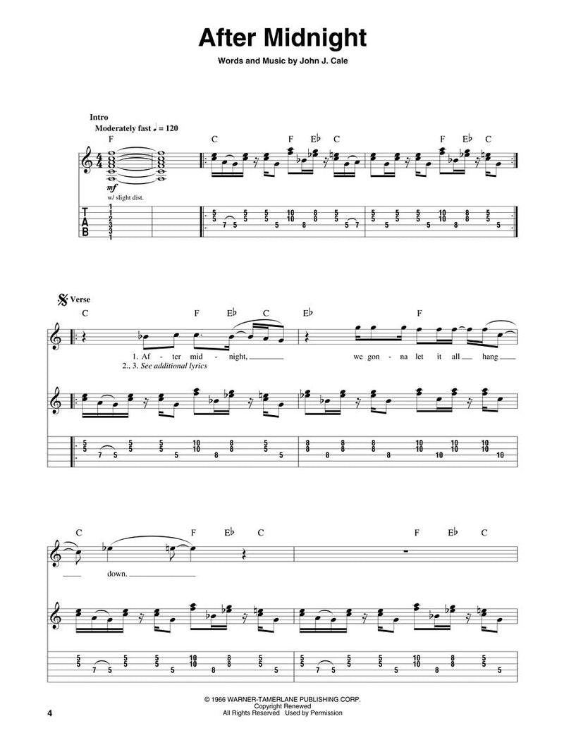 Eric Clapton - Guitar Play-Along