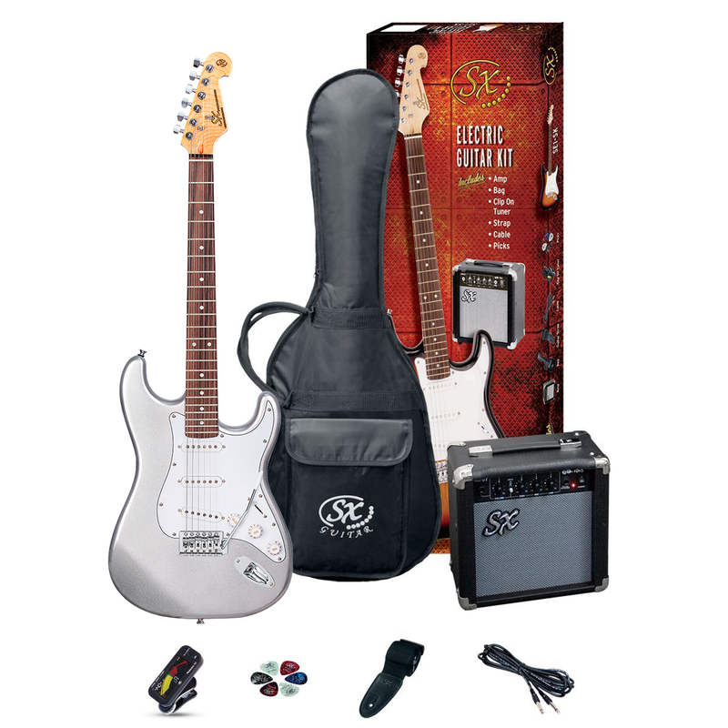SX Beginners Plug 'n Play Electric Guitar Pack