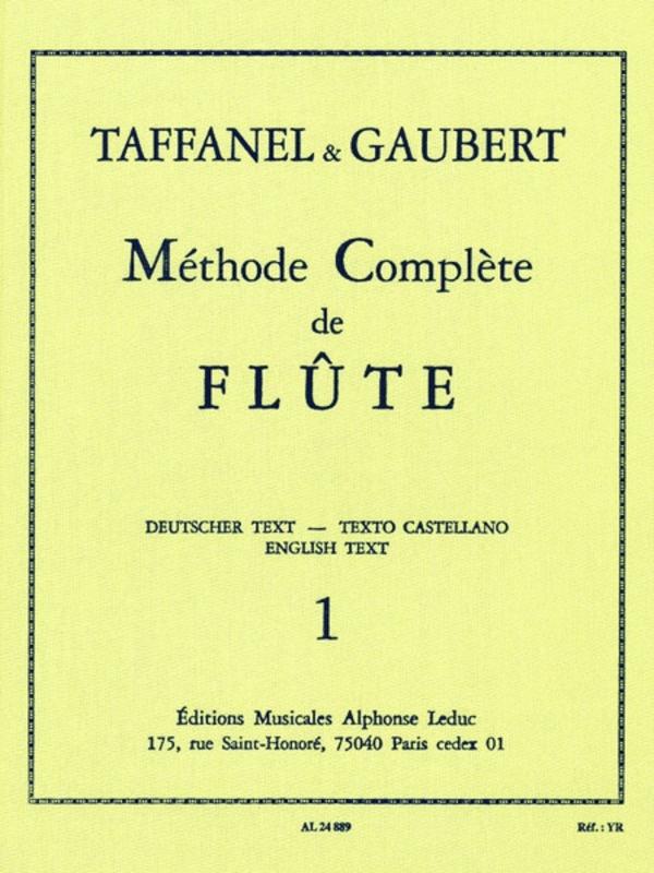 Taffanel & Gaubert: Complete Method For Flute Volume 1