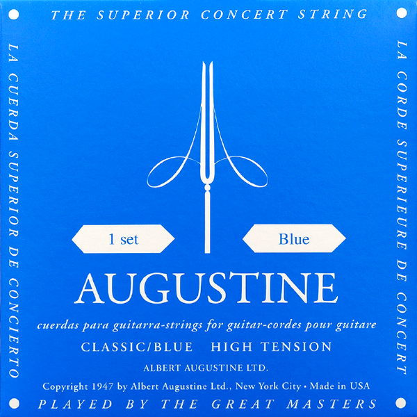 Augustine Classic / Blue High Tension Classical Guitar Strings