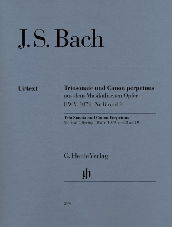 Bach: Trio Sonata from Musical Offering Fl/for Violin & Piano