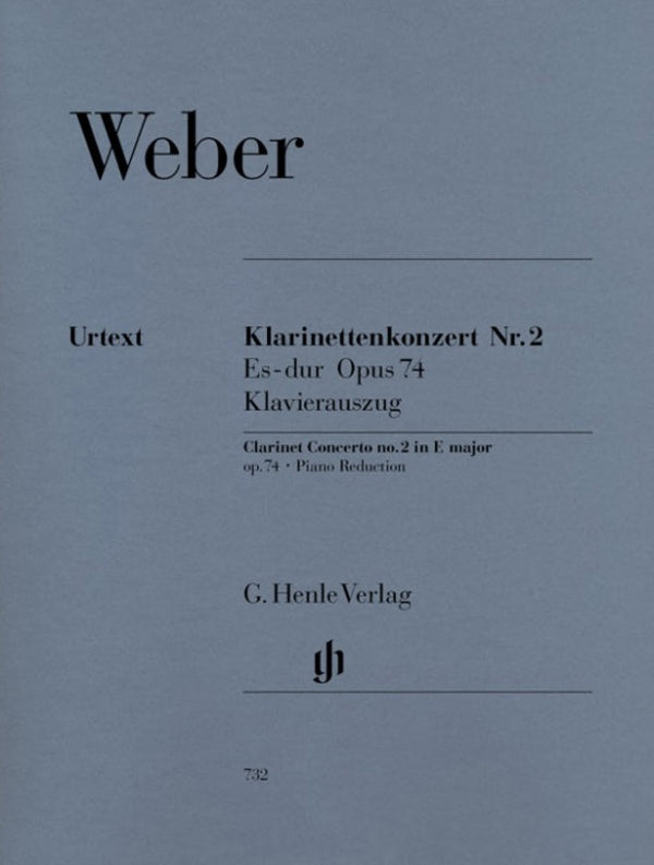 Weber: Clarinet Concerto E-flat Major Op 74 No 2 Clarinet & Piano