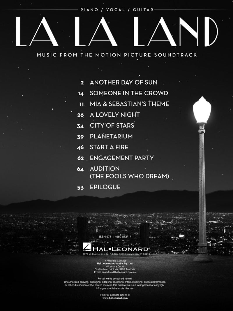 La La Land: Movie Soundtrack - Piano · Vocal · Guitar