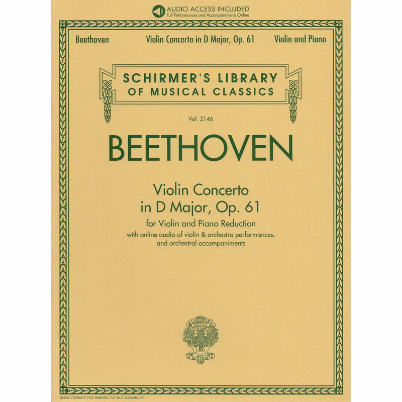 Beethoven: Concerto in D Major for Violin, Op. 61