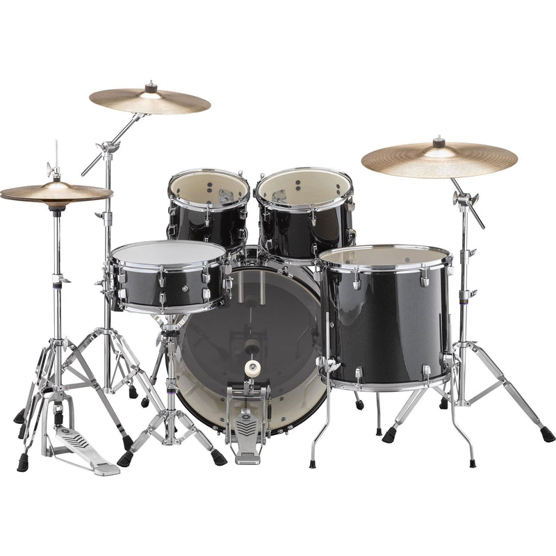 Yamaha Rydeen Euro Drum Kit, Black Glitter