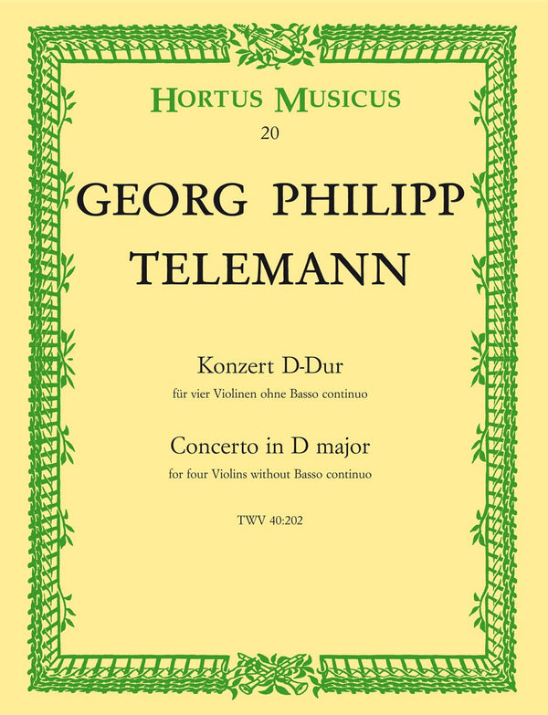 Telemann: Concerto in D for Violin & Piano