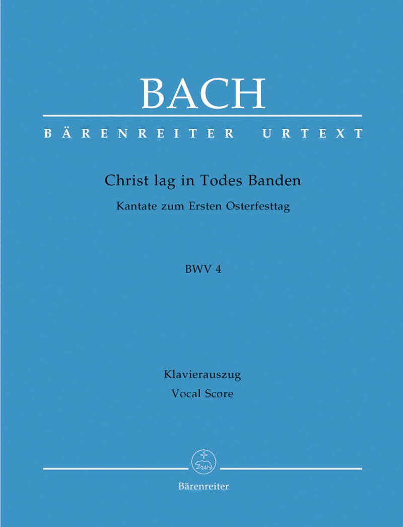 Bach: Cantata 4 - Vocal Score