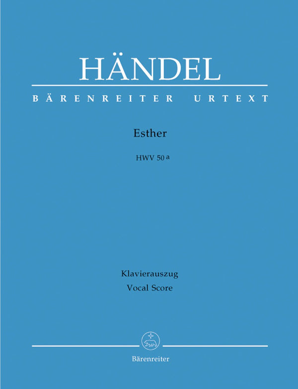 Handel: Esther HWV 50 - Vocal Score