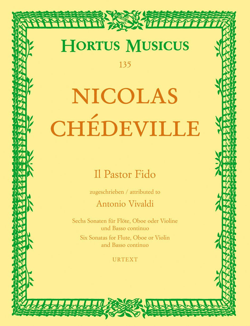 Vivaldi: Il Pastor Fido -  6 Sonatas for Flute, Oboe (of Violin) & Basso Continuo