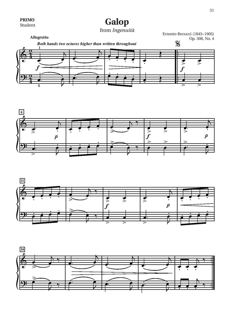 Easy Classical Piano Duets for Teacher and Student, Book 2