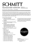 Schmitt: Preparatory Exercises, Op. 16