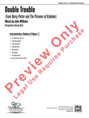 Double Trouble (from Harry Potter) for Percussion Ensemble (Gr. 3.5)