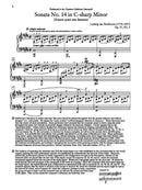 Beethoven: Sonata No. 14 in C-sharp Minor, Opus 27, No. 2 ("Moonlight") for Piano Solo