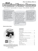 Alfred's Premier Piano Course, Pop and Movie Hits 4
