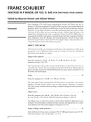 Schubert: Fantasie in F Minor, Opus 103, D. 940 for Piano Duet