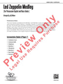 Led Zeppelin Medley for Percussion Ensemble (Gr. 5)