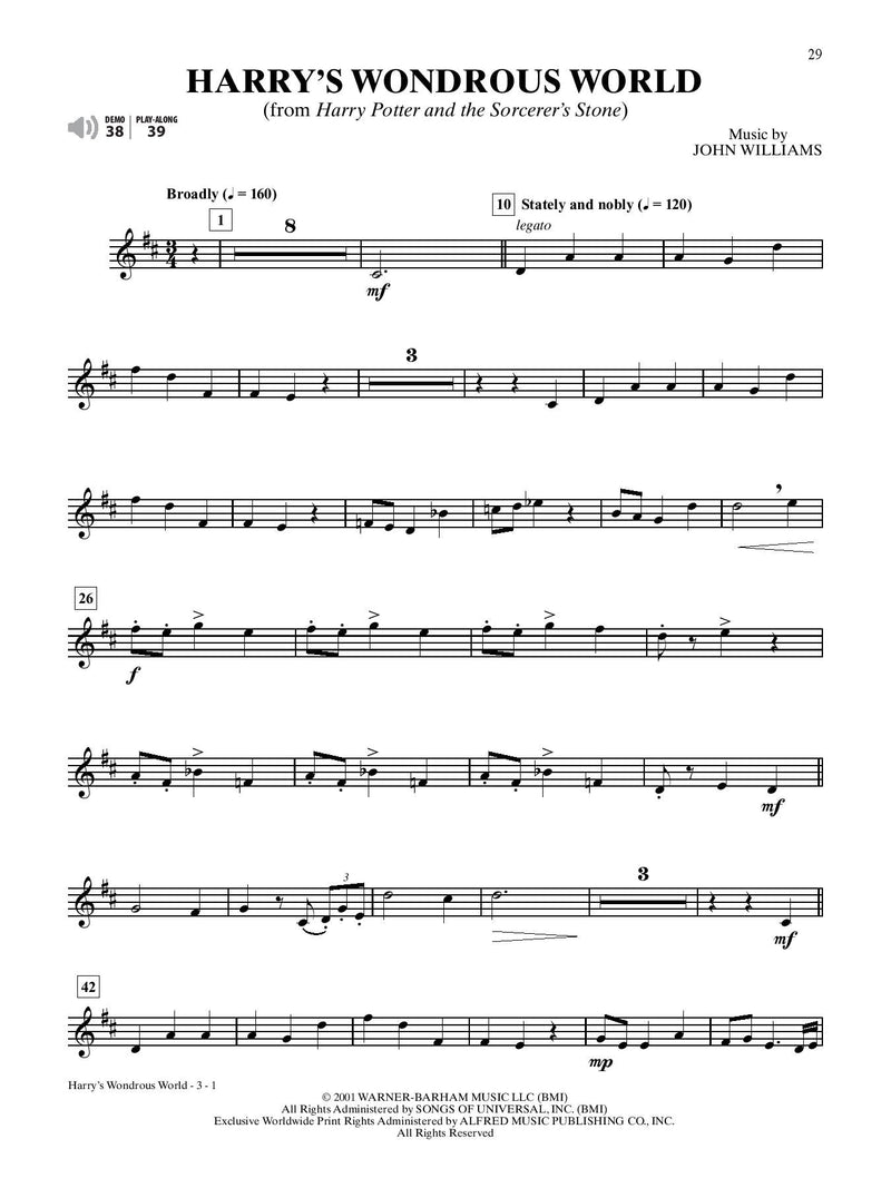 Ultimate Movie Instrumental Solos, Clarinet