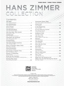 Hans Zimmer Collection, Piano / Vocal / Chords