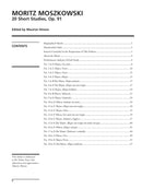 Moszkowski: 20 Short Studies, Opus 91