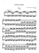 Moszkowski: 20 Short Studies, Opus 91