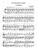 Burgmüller: 18 Characteristic Studies, Opus 109 for Piano Solo