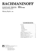Rachmaninoff: Fantasy Pieces, Opus 3