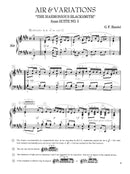 Handel: Air & Variations ("The Harmonious Blacksmith")