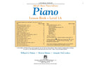 Alfred's Basic Piano Library: Universal Edition Lesson Book 1A