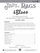 Jazz, Rags & Blues, Book 1