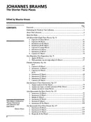 Brahms: The Shorter Piano Pieces for Piano Solo