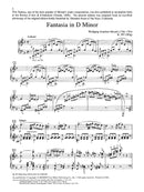 Mozart: Fantasia in D Minor, K. 397