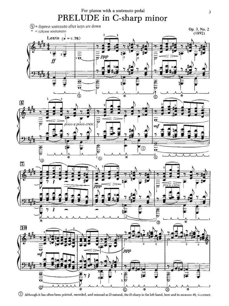 Rachmaninoff: Prelude in C-sharp Minor, Opus 3, No. 2