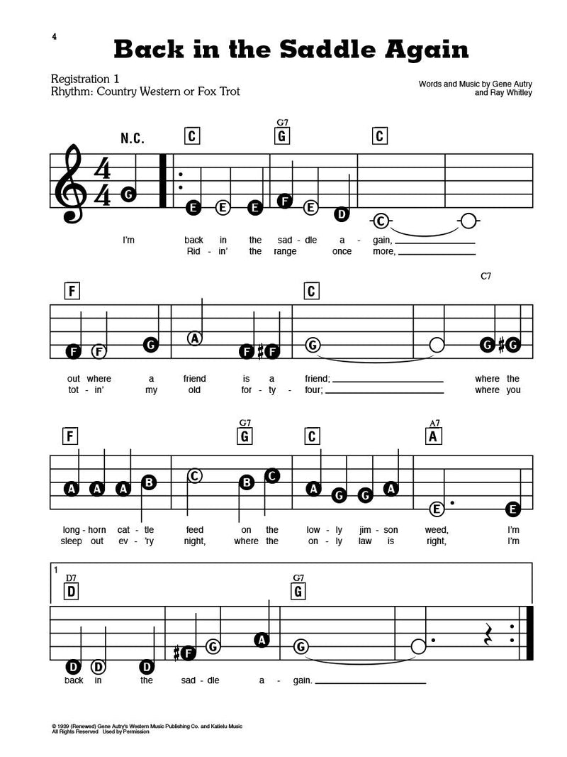 E-Z Play Piano 2, Country Sounds