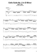 Bach Cello Suites for Electric Bass