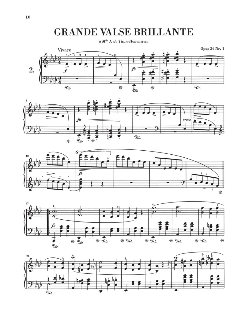 Chopin: Waltzes Piano Solo