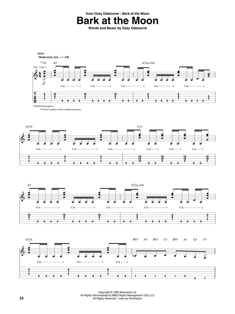 Mammoth Metal Guitar TAB Anthology