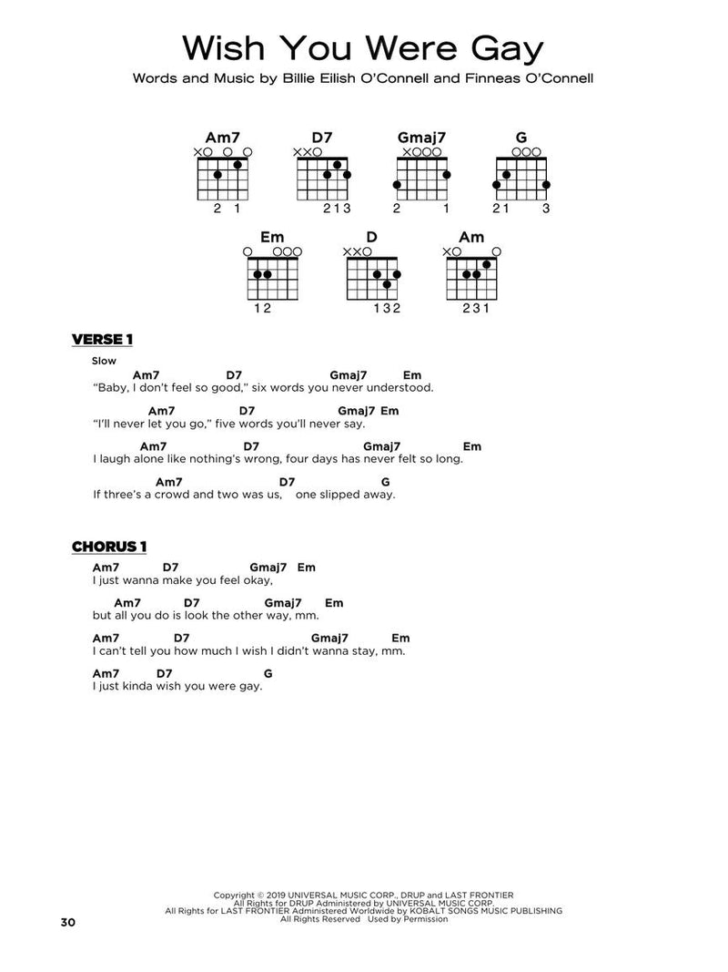 Really Easy Guitar - Billie Eilish