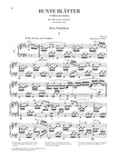 Schumann: Coloured Leaves op.99 Piano Solo