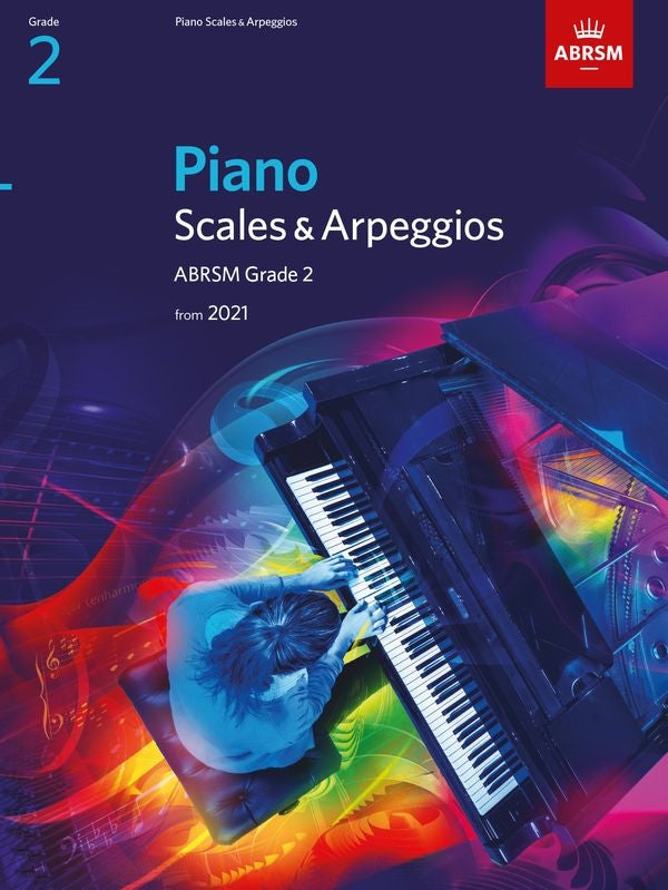 ABRSM Piano Scales and Arpeggios Grade 2 from 2021