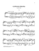 Liszt: Consolations Piano Solo