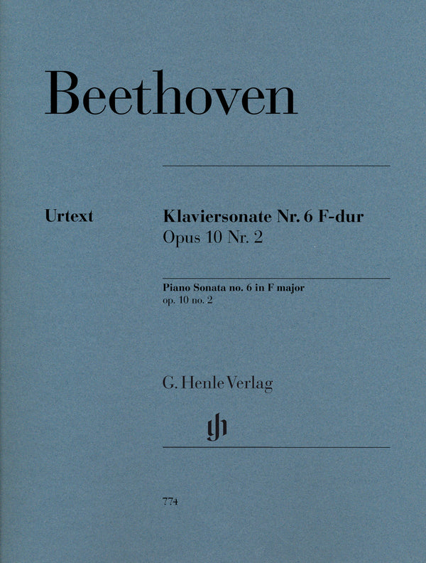 Beethoven: Piano Sonata No. 6 in F Major, Op 10 No 2