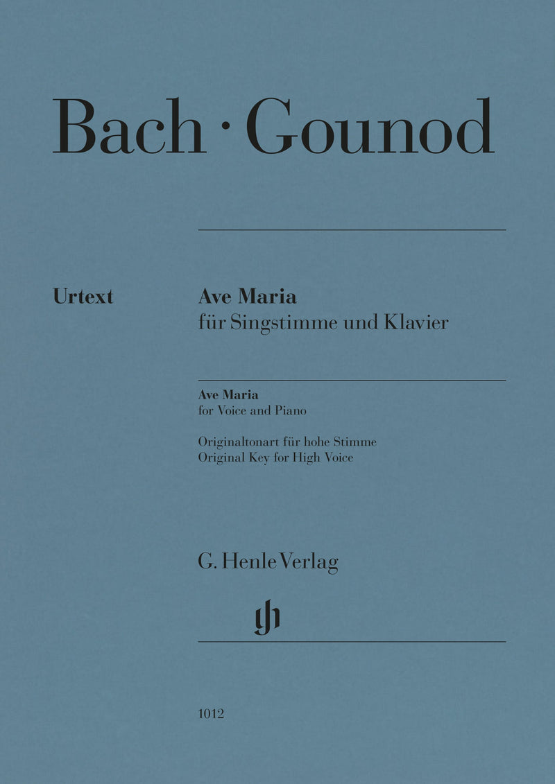 Bach: Ave Maria arr. Gounod for Voice & Piano