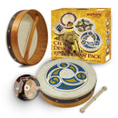 Waltons 12" Mini Bodhrán Pack