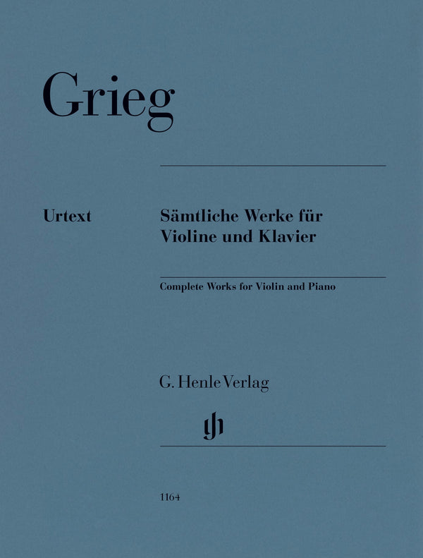 Grieg: Complete Works for Violin & Piano
