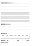 AMEB Music Practice Diary