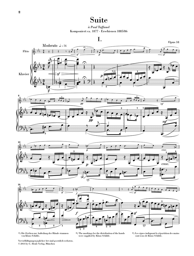 Widor: Suite Op 34 for Flute & Piano