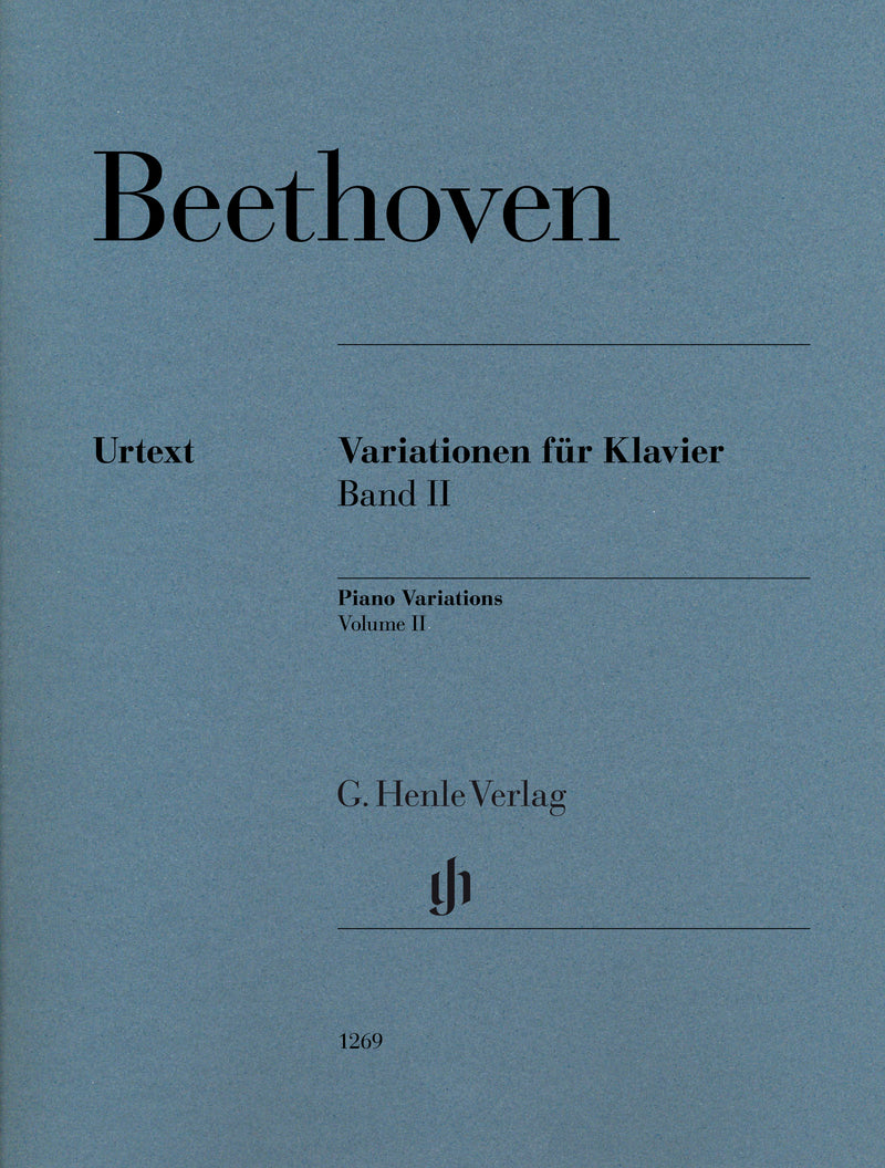 Beethoven: Piano Variations Volume II