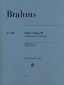 Brahms: Waltzes op. 39 – Simplified Version for Piano Solo