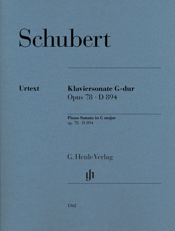 Schubert: Piano Sonata G major op. 78 D 894